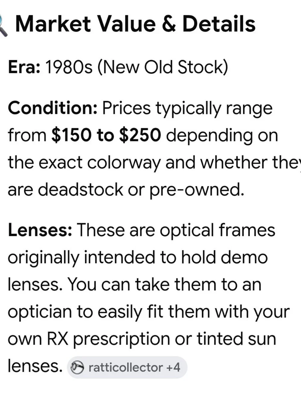 Vintage Carrera Vario Eye Glasses
